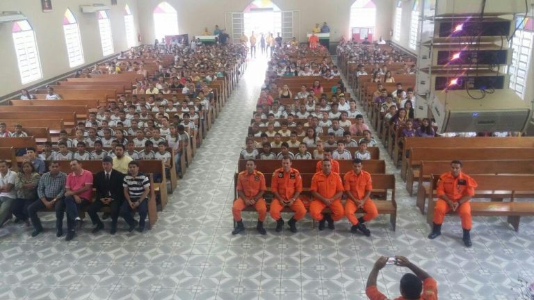 FEIJÓ: Segurança realiza aula inaugural do Bombeiro Mirim