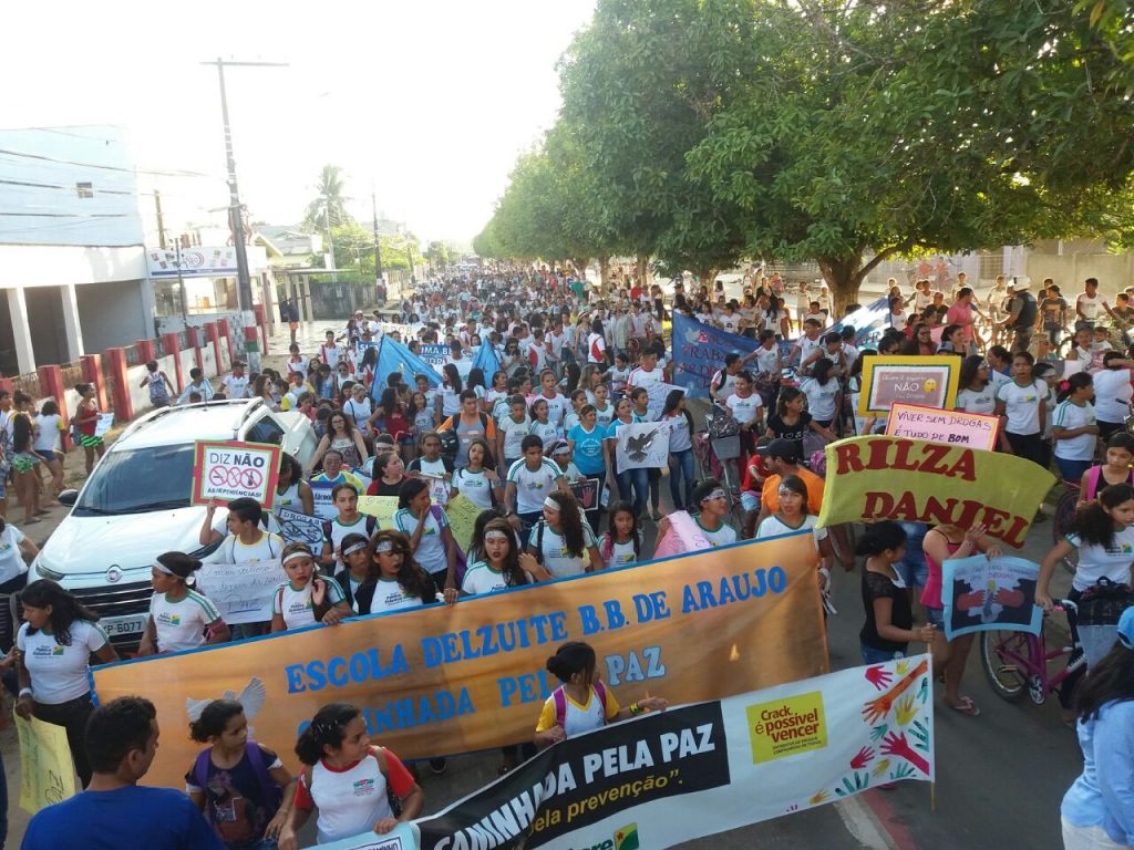 TARAUACÁ: CAMINHADA PELA PAZ ENCERRA 5º SEMANA ESTADUAL SOBRE DROGAS