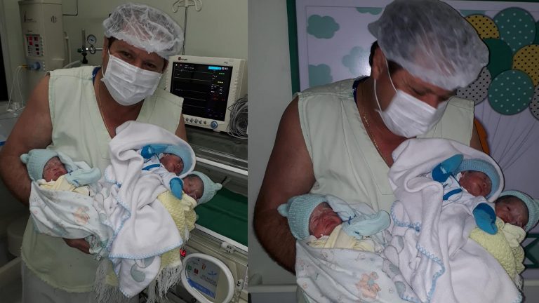 FEIJÓ: NASCEM PRIMEIROS TRIGÊMEOS DA MATERNIDADE LOCAL – CRIANÇAS SERÃO TRANSFERIDAS PARA RIO BRANCO