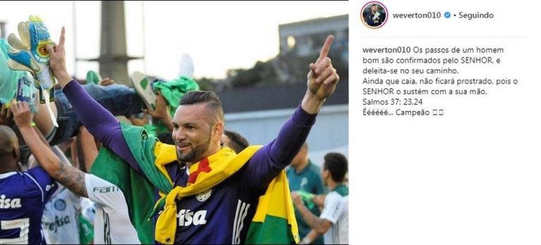 Depois de Série B e ouro olímpico, Weverton entra na história como 1º acreano campeão da Série A