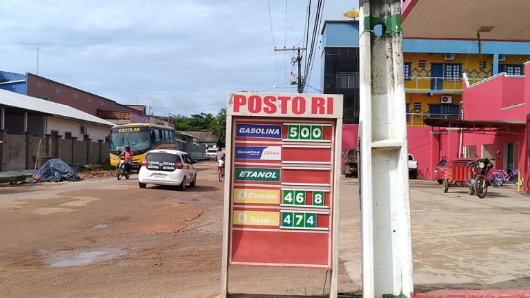 TARAUACÁ: CAI O O PREÇO DA GASOLINA NO MUNICÍPIO