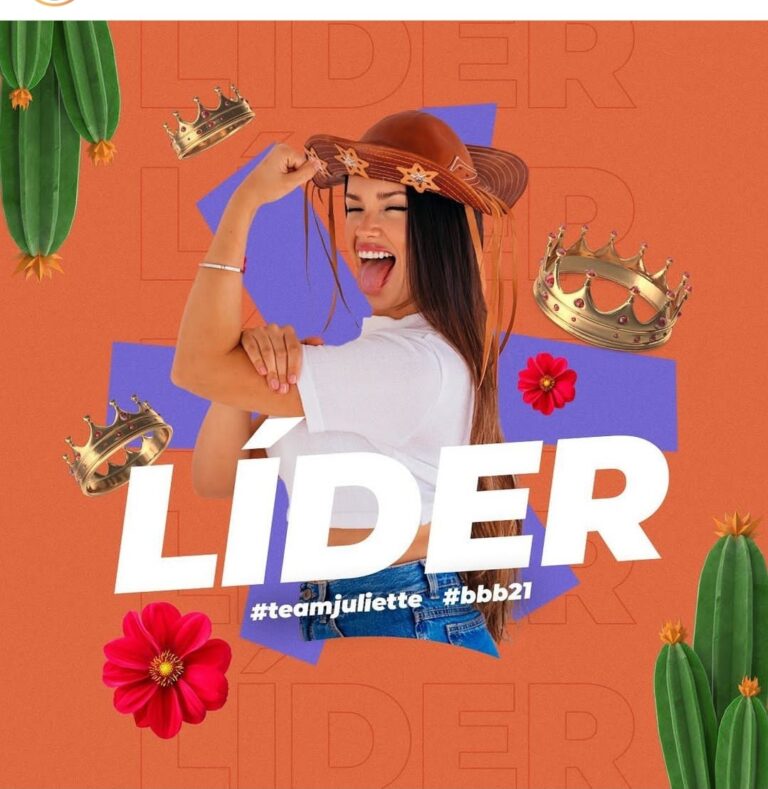Juliette Freire vence  a prova da Samsung  e é  última  líder  do BBB21