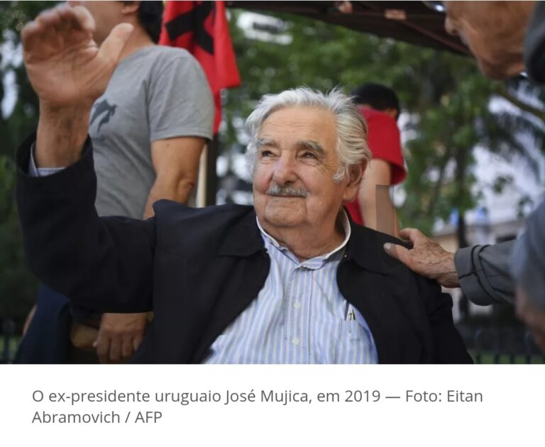 Ex-presidente do Uruguai José “Pepe” Mujica foi internado  com uma espinha de peixe no esôfago