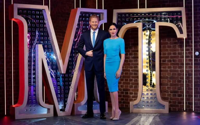 Madame Tussauds de Londres retira estátuas de príncipe Harry e Meghan de ala da realeza