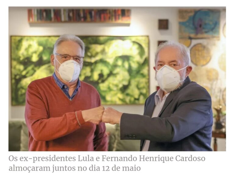 FHC após almoço com Lula: “PSDB deve ter candidato, e o apoiarei”