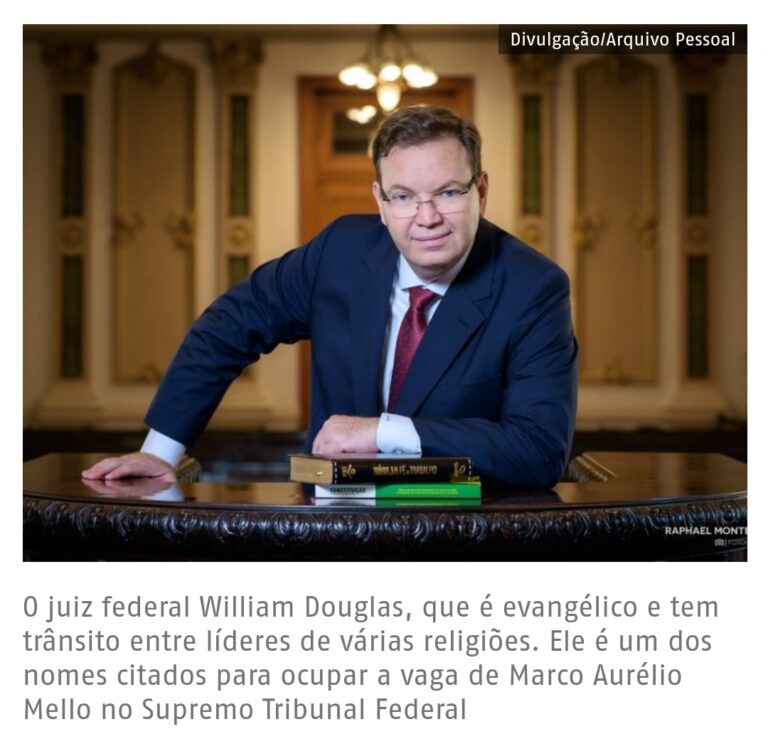 Juiz cotado para vaga no STF defende que Bolsonaro indique evangélico