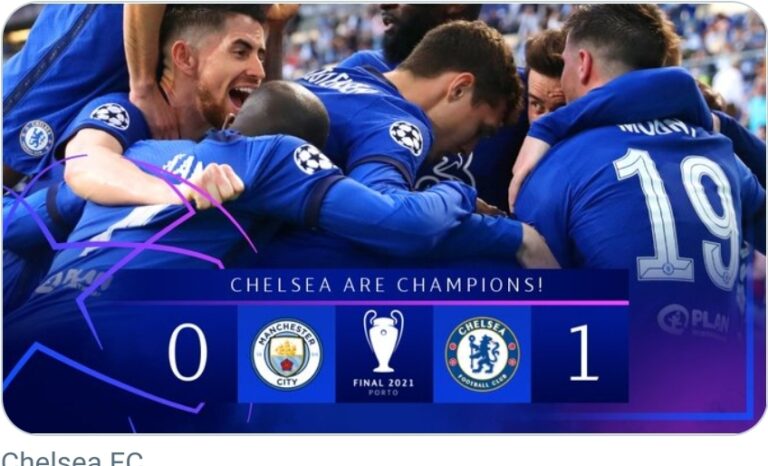Chelsea vence Manchester  City e conquista  o bicampeonato da Champions League