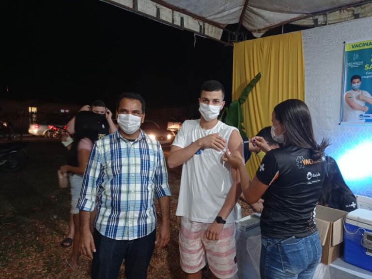 Rodrigues Alves aplicou 75% das doses recebidas e já vacina público acima de 18 anos.