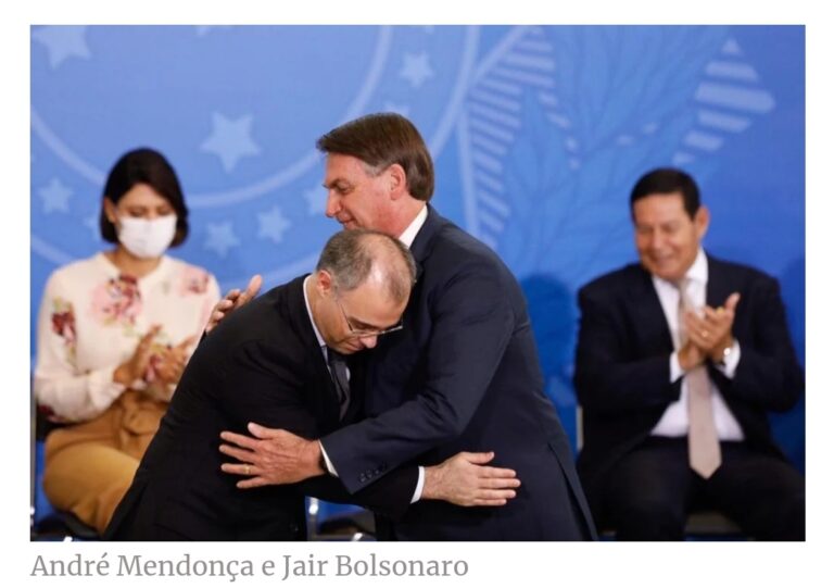 Bolsonaro indicará Mendonça para o STF e manterá Aras na reserva