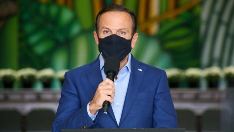 João Doria testa positivo para Covid-19