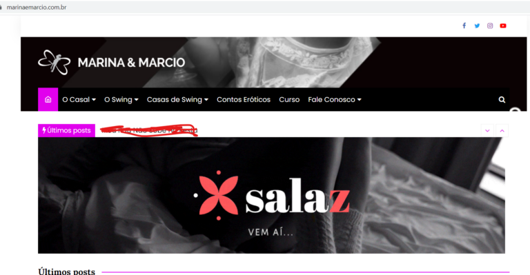 Conheça Blog de Swing do casal Marina e Marcio; dicas e muitos mais