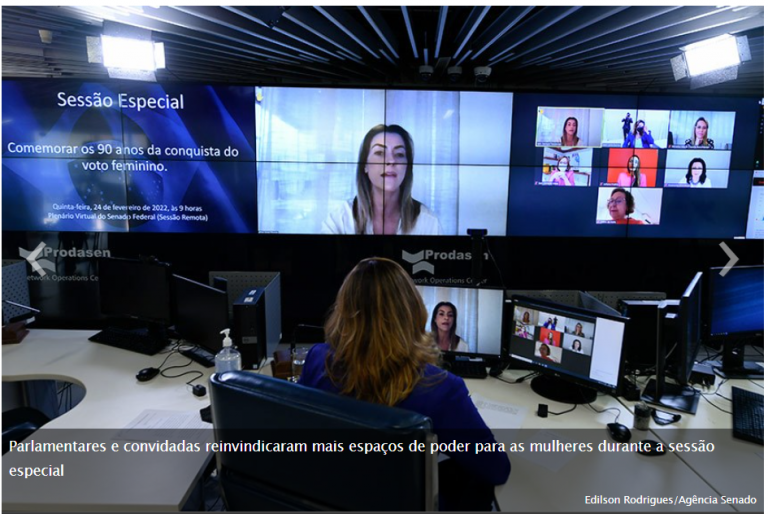 Após 90 anos com acesso ao voto, mulheres cobram o direito de serem votadas