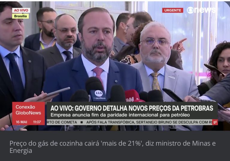 Petrobras anuncia redução de 21,3% no gás de cozinha, 12,6% na gasolina e 12,8% no diesel
