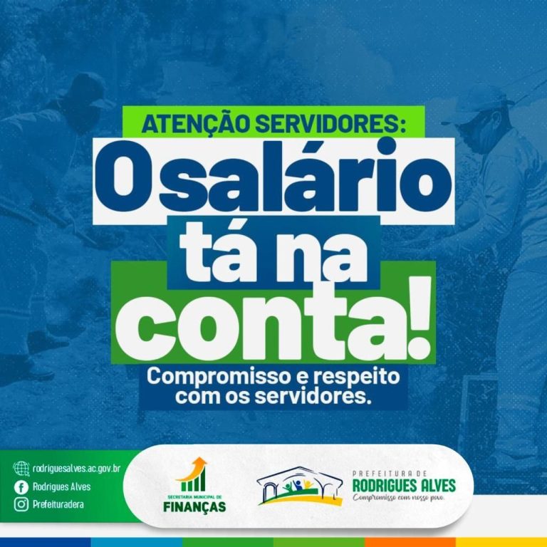 Prefeitura de Rodrigues Alves paga R$ 4,5 milhões em salário e 13° para servidores celebrar festival da Banana e aniversário de 31 anos do município