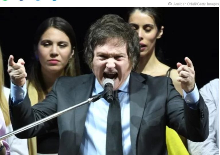 Extremista de direita na Argentina lidera primárias para presidente