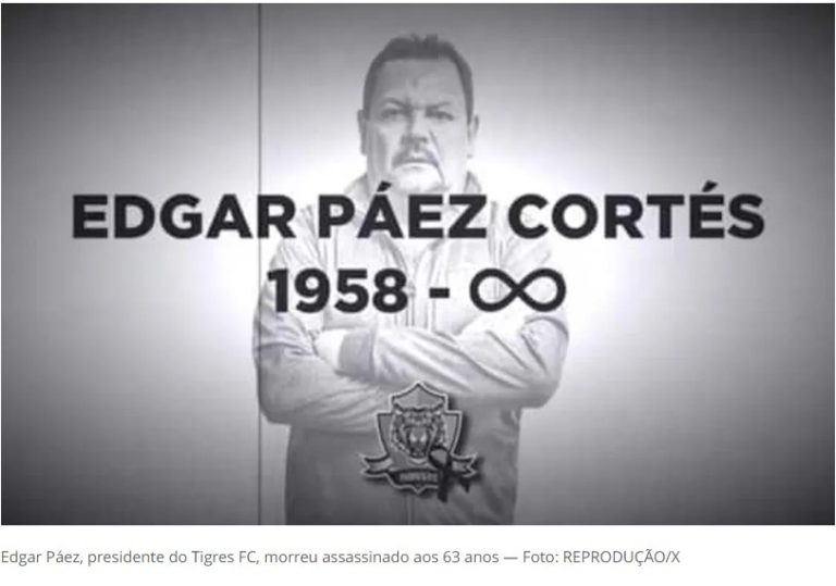 Presidente do Tigres FC, da Colômbia, é assassinado a tiros