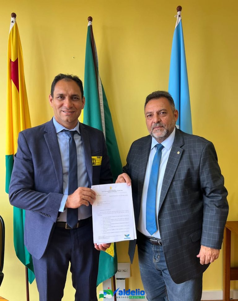 Prefeito Valdelio Furtado consegue R$ 1,5 milhão em Brasília para investimentos em Marechal Thaumaturgo