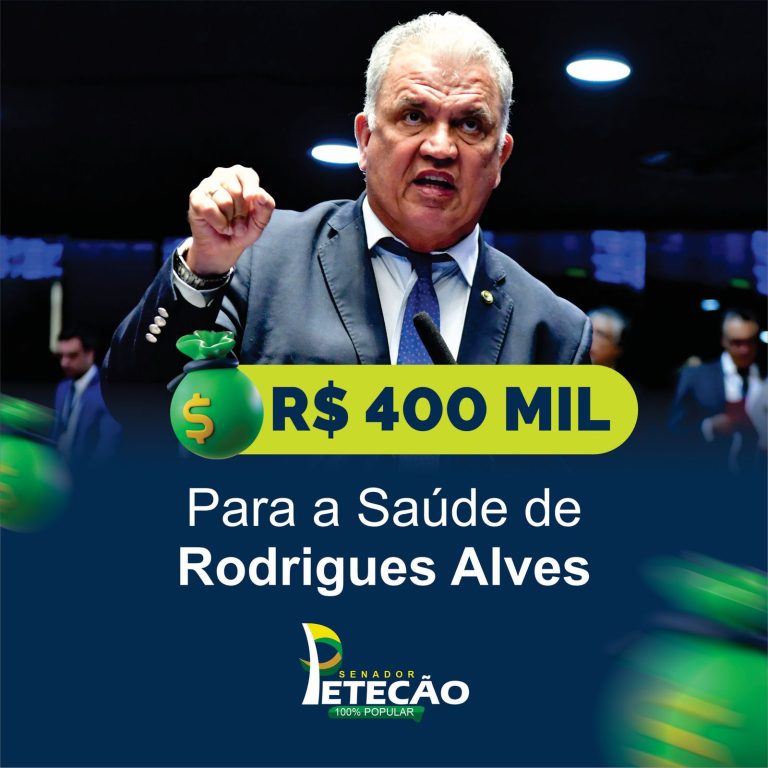 Petecão  anucia mais R$ 400 mil para  Saúde de Rodrigues Alves, no Vale do Juruá 