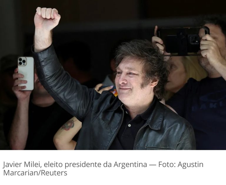 Javier Milei é eleito presidente da Argentina com pauta ultraliberal e discurso radical antipolítica