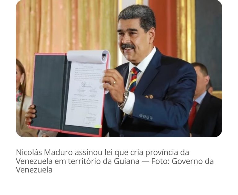 Guiana diz que não permitirá anexação de Essequibo pela Venezuela, promulgada por Maduro