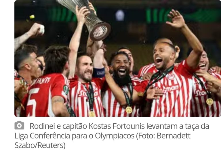 Olympiacos bate a Fiorentina com gol no fim da prorrogação e conquista a Liga Conferência