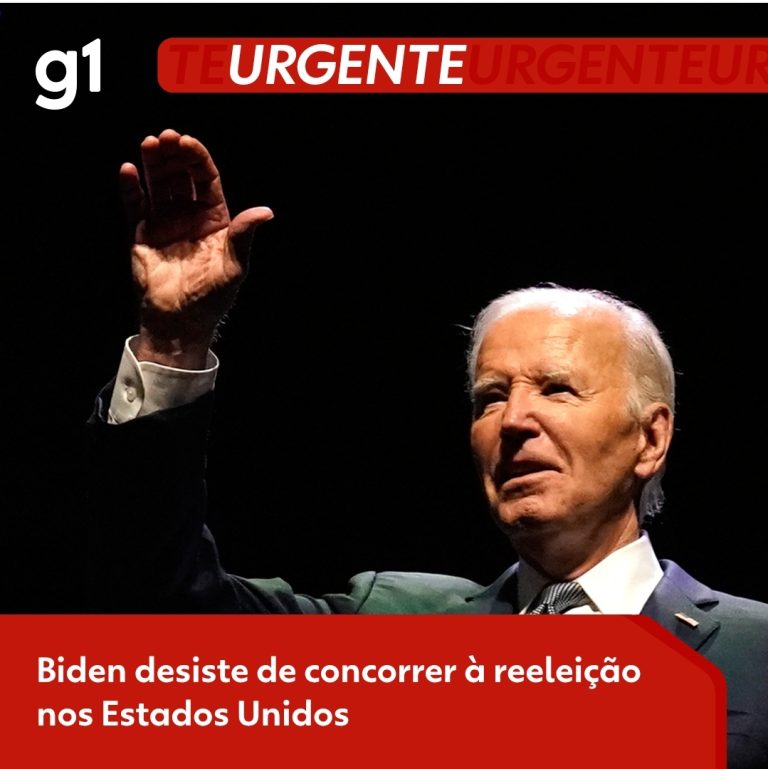 Joe Biden anuncia desistência da candidatura à reeleição nos Estados Unidos