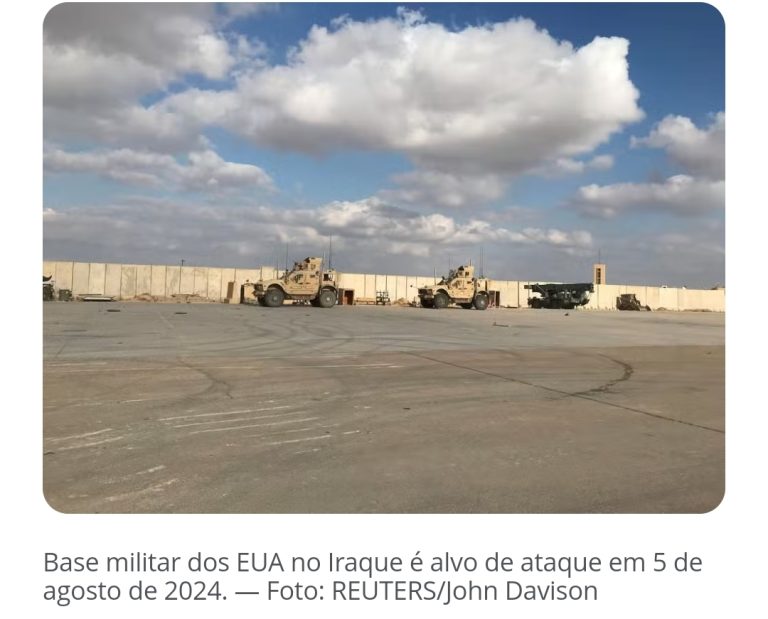 Base militar dos EUA no Iraque é alvo de ataque de foguete e há feridos; Resistência Islâmica assume autoria