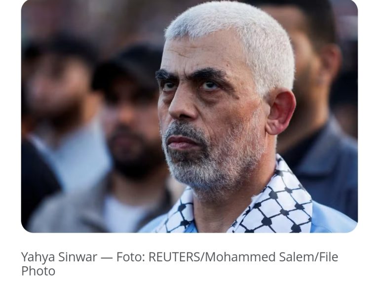 Ministro israelense pede ‘rápida eliminação’ de Yahya Sinwar, apontado como novo chefe do Hamas