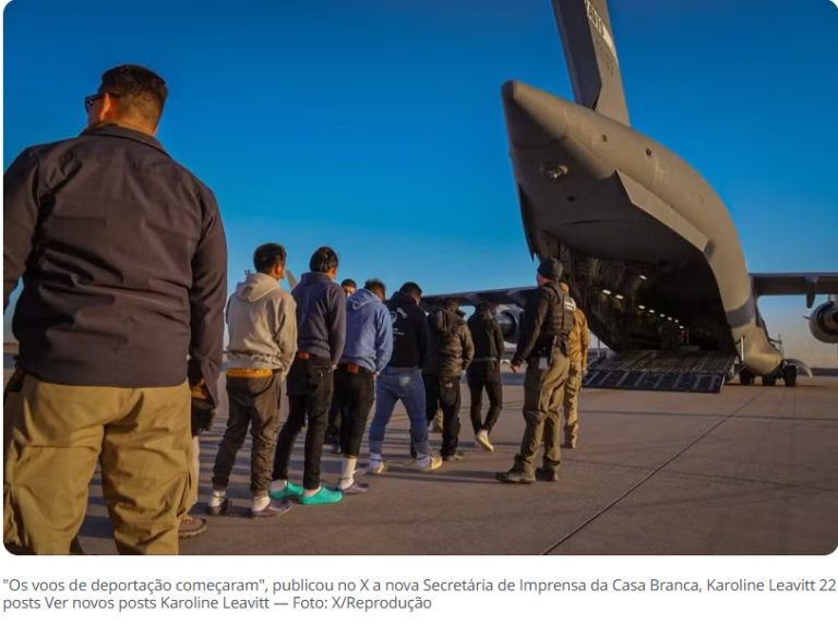 México se nega a receber voo dos EUA com imigrantes deportados, diz site