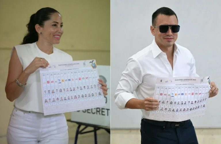 Esquerdista Luisa Gonzáles vai ao 2º turno no Equador contra presidente de extrema direita Daniel Noboa