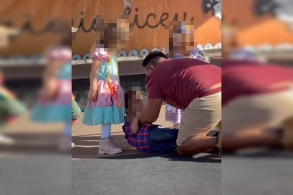 video:-homem-enfia-dedo-na-cara-de-crianca-em-festa-junina-de-escola