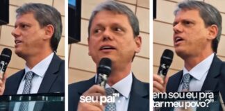 em-gesto-a-evangelicos,-tarcisio-faz-discurso-biblico-em-templo