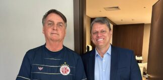bolsonaro-encontra-tarcisio-em-meio-a-rumor-de-chapa com michelle