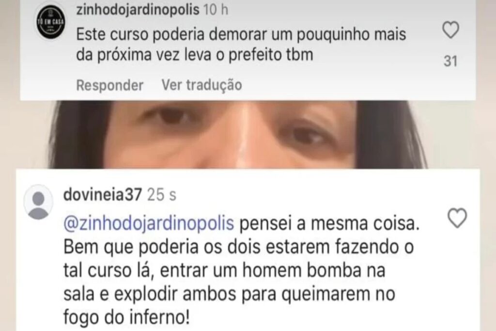 “queimar-no-fogo-do-inferno”:-vice-prefeita-e-alvo-de-ataques-na-web