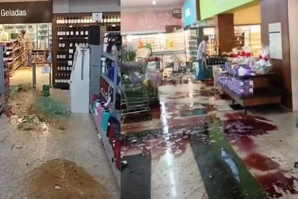 homem-quebra-produtos-e-assusta-clientes-em-supermercado-do-interior