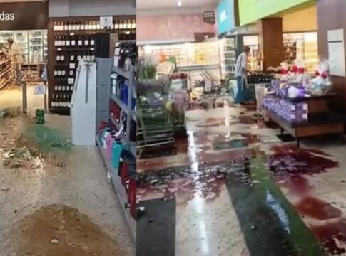 homem-quebra-produtos-e-assusta-clientes-em-supermercado-do-interior