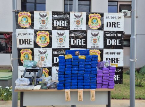 policia-federal-apreende-100-kg-de-drogas-e-municoes-no-guara