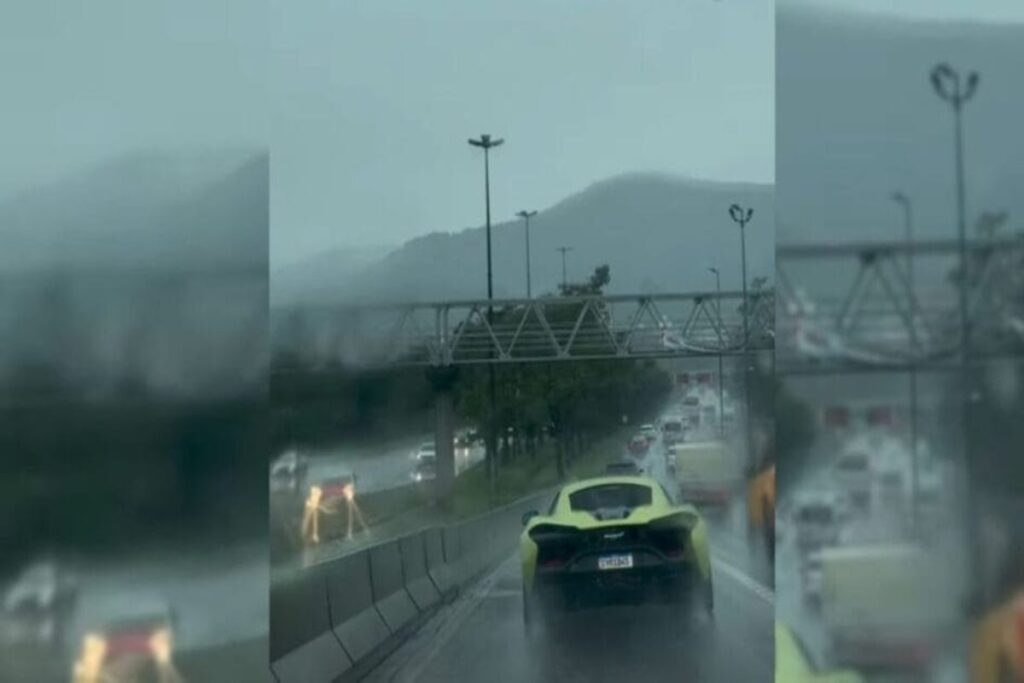 sc:-pneu-de-mclaren-milionaria-sai-do-carro-e-desliza-pelo-acostamento