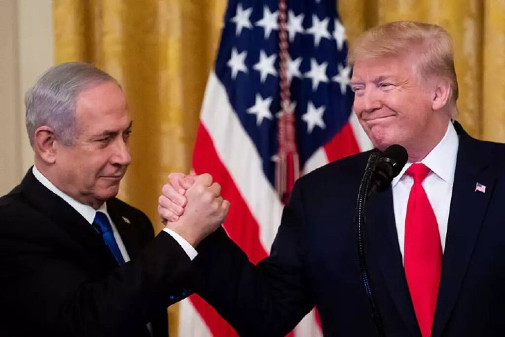 trump:-julgamento-de-netanyahu-e-“caca-as-bruxas-de-heroi-de-guerra”