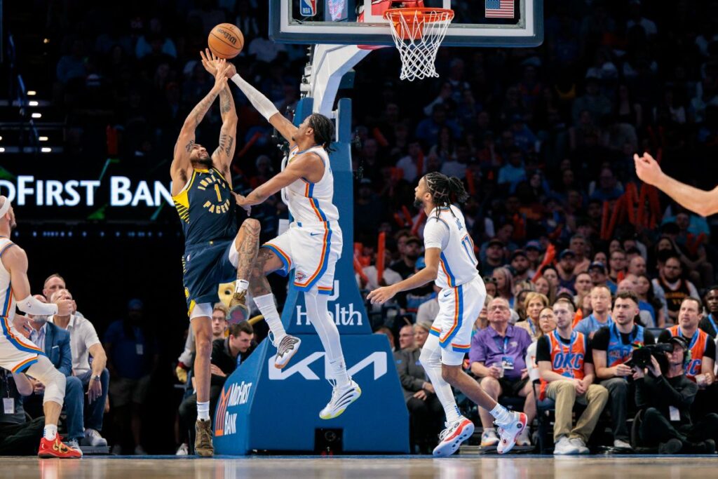 nba:-pacers-e-thunder-se-encaram-em-1°-jogo-da-final-nesta-quinta