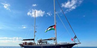 barco com-ativistas-esta-a-48-horas-de-gaza-com-ajuda-humanitaria
