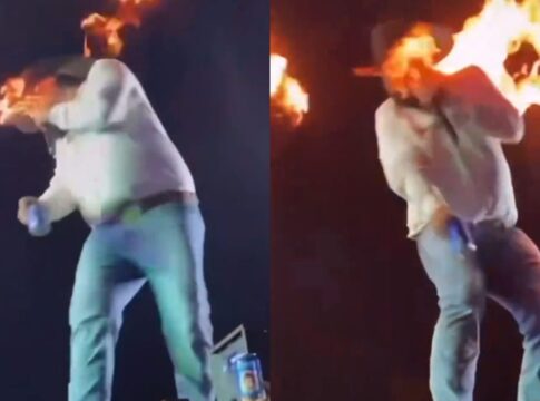video:-cantor-leo-fica-ferido-ao-ter-rosto-atingido-por-fogo-em-show