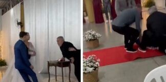 video.-noivo-de-sc-desmaia-no-altar-e-episodio-viraliza-na-internet