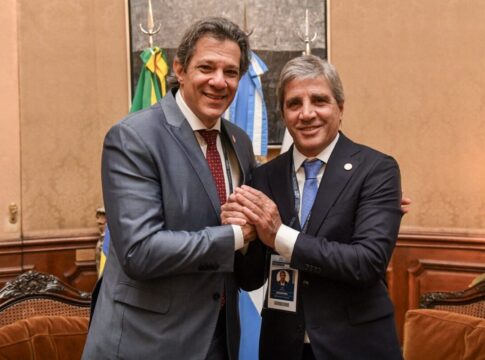 haddad-posta-foto-com-ministro-da-economia-de-milei:-“conversa-otima”