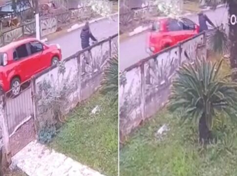 homem-atropela-e-prensa-ex-companheira-contra-muro-em-sc