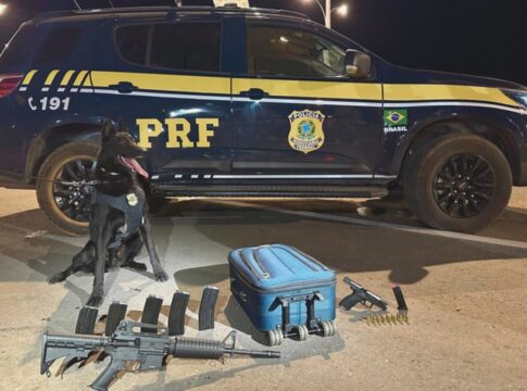 fuzil-e-pistolas:-prf-prende-3-com-armas-e-municao-ilegais-na-br-020