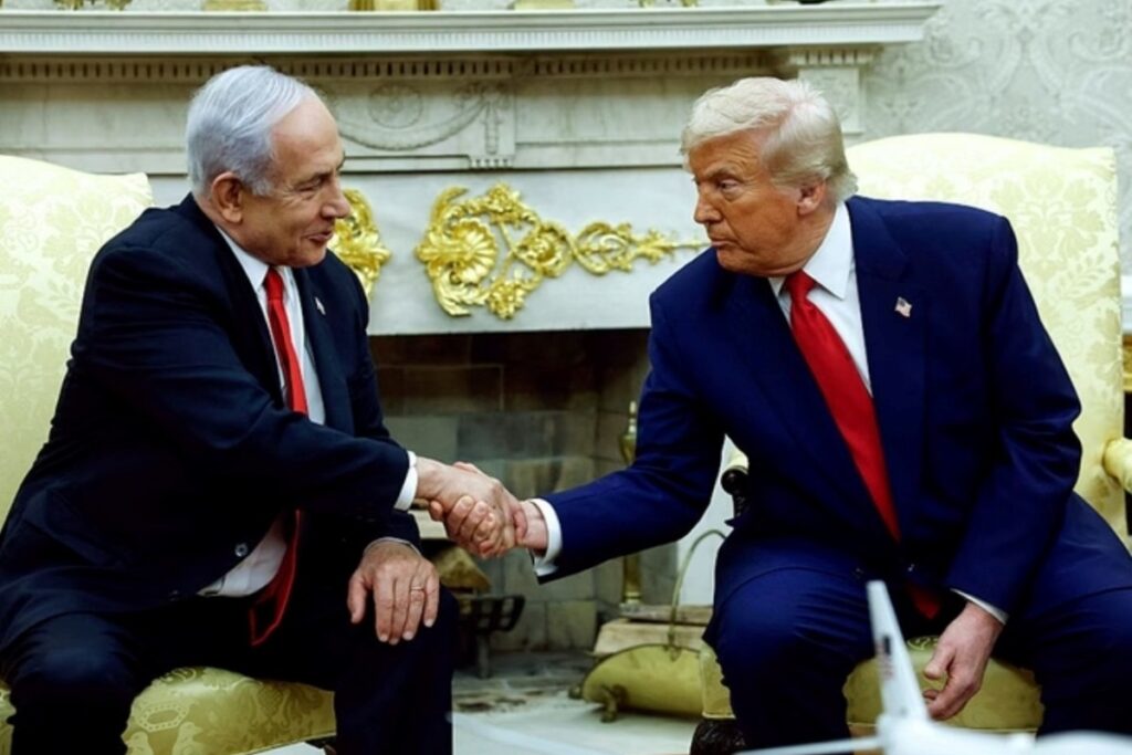 netanyahu-entrega-carta-recomendando-trump-para-o-premio-nobel-da-paz