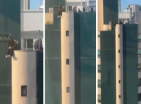 adolescente-arrisca-a-vida-sentada-em-topo-de-predio-em-sc.-video
