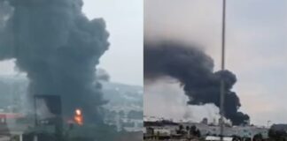 fumaca-intensa:-incendio-atinge-galpao-de-materiais-combustiveis-em-sp