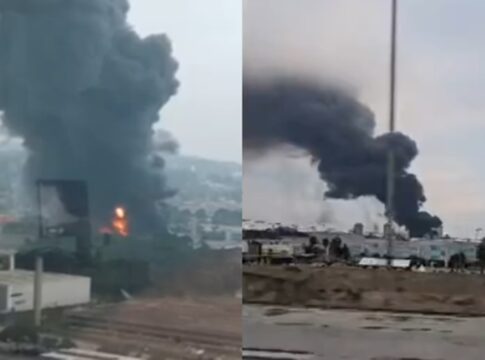 fumaca-intensa:-incendio-atinge-galpao-de-materiais-combustiveis-em-sp
